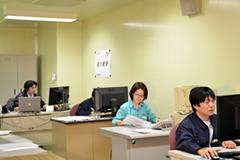 パターン設計作業の様子